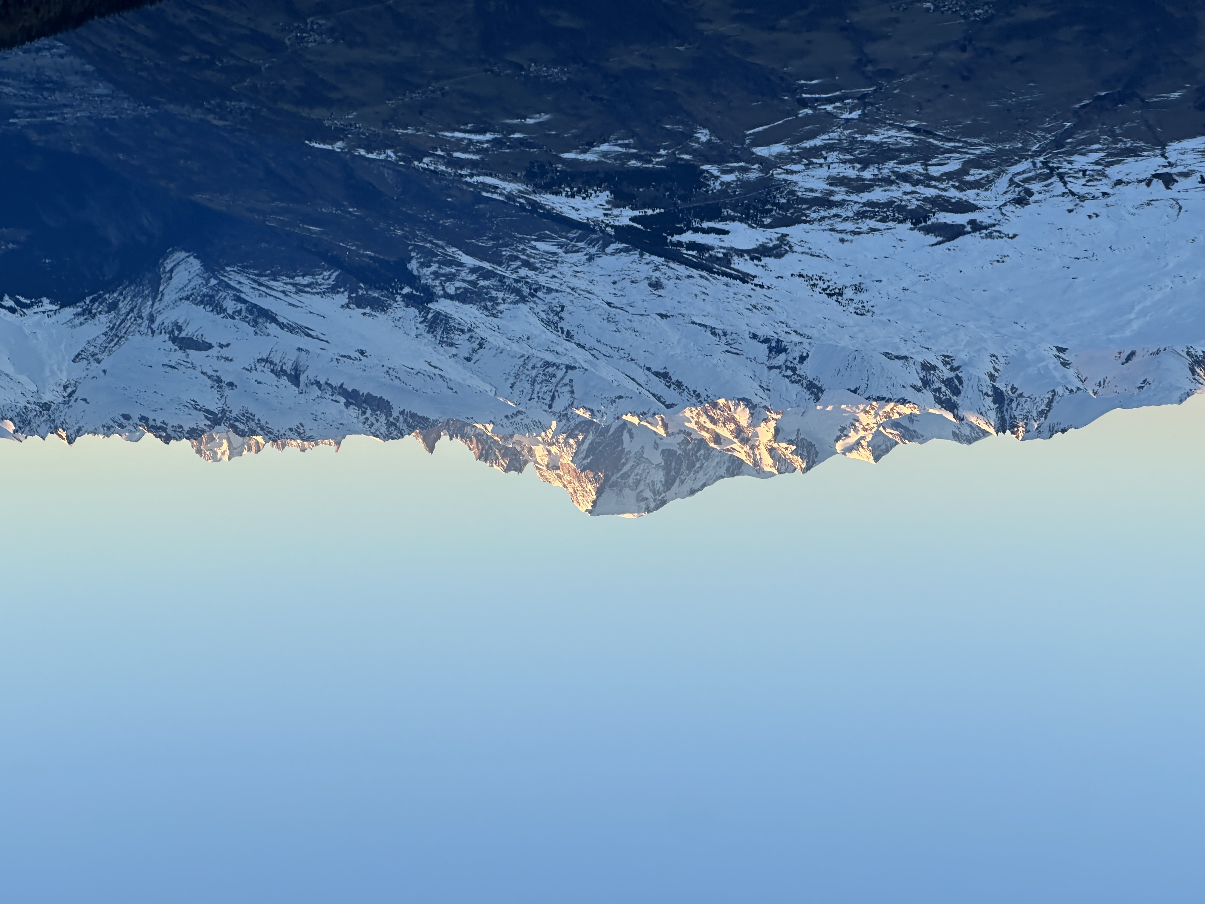 Le Mont-Blanc depuis le balcon