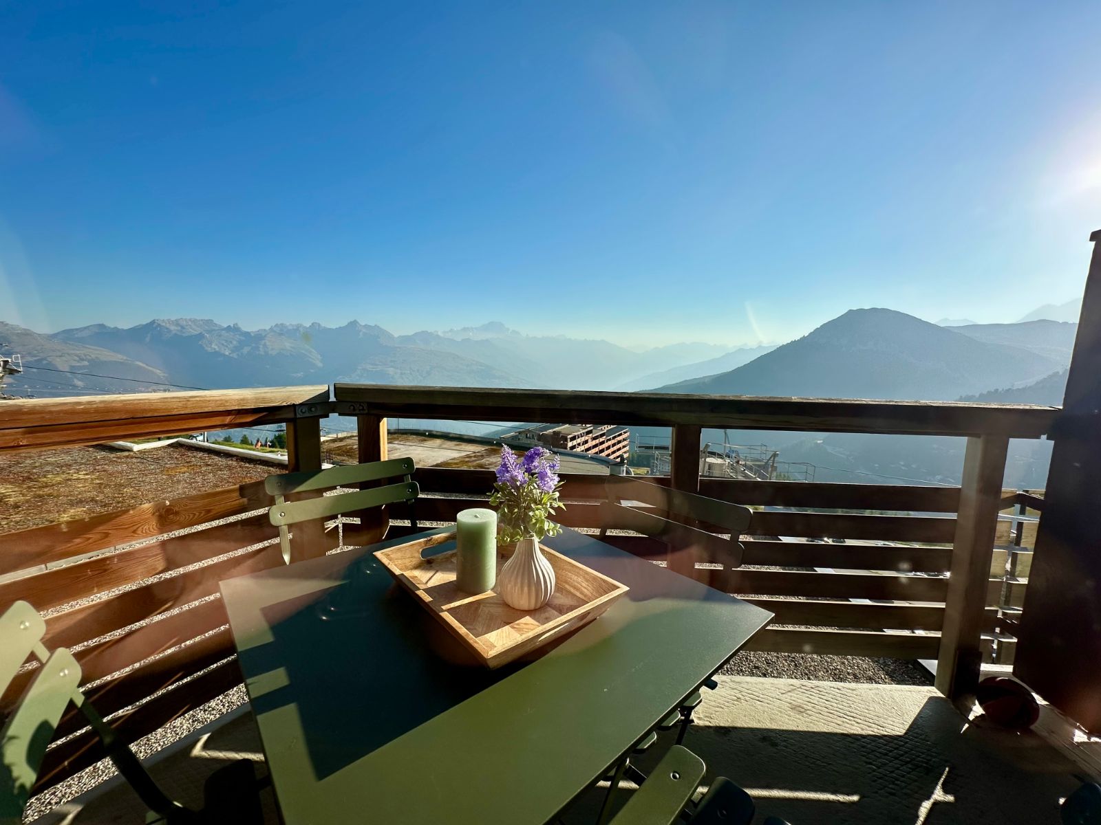 Der Balkon im Sommer