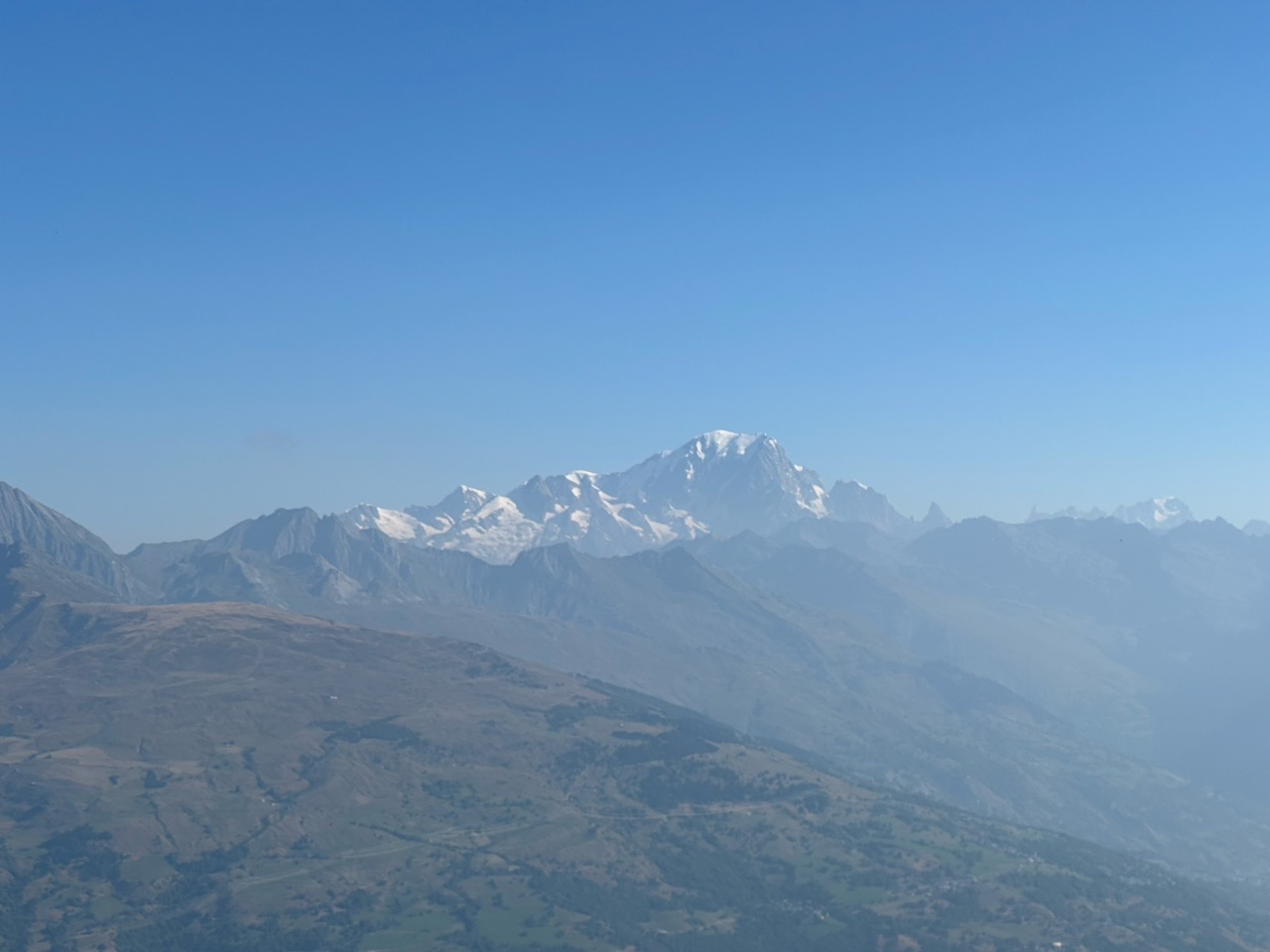 Der Mont Blanc im Sommer